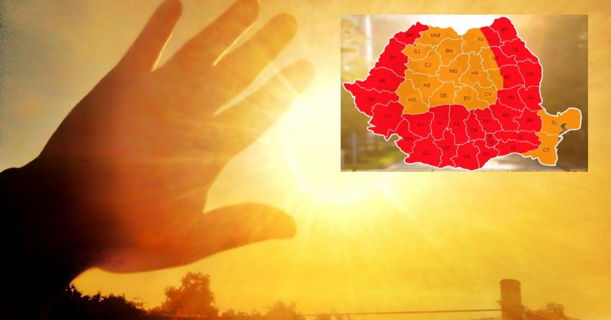 ATENȚIONARE PRIVIND FENOMENE METEOROLOGICE PERICULOASE!